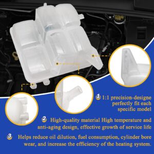 X4XZ Front Engine Coolant Reservoir Radiator Expansion Tank for Ford Focus 12-18/Escape 13-16/C-Max 13-18/Transit Connect 14-16 603-382