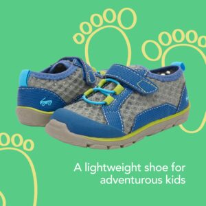 See Kai Run - Anker Water-Friendly Active Shoe for Little Kids, Gray/Multi, Little Kid 11