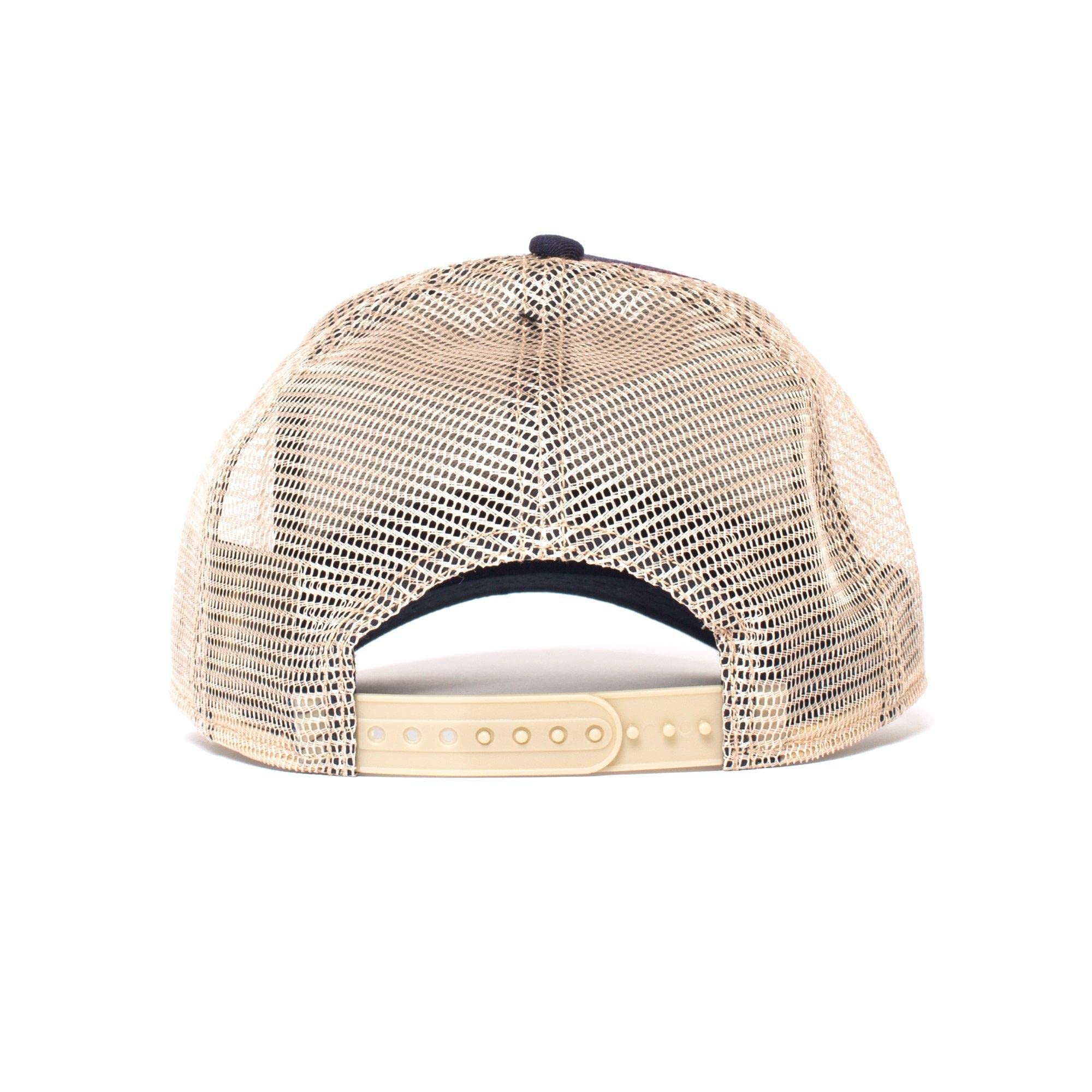 Goorin Bros. The Farm Adjustable Snapback Mesh Trucker Hat, Navy (The Cock), One Size