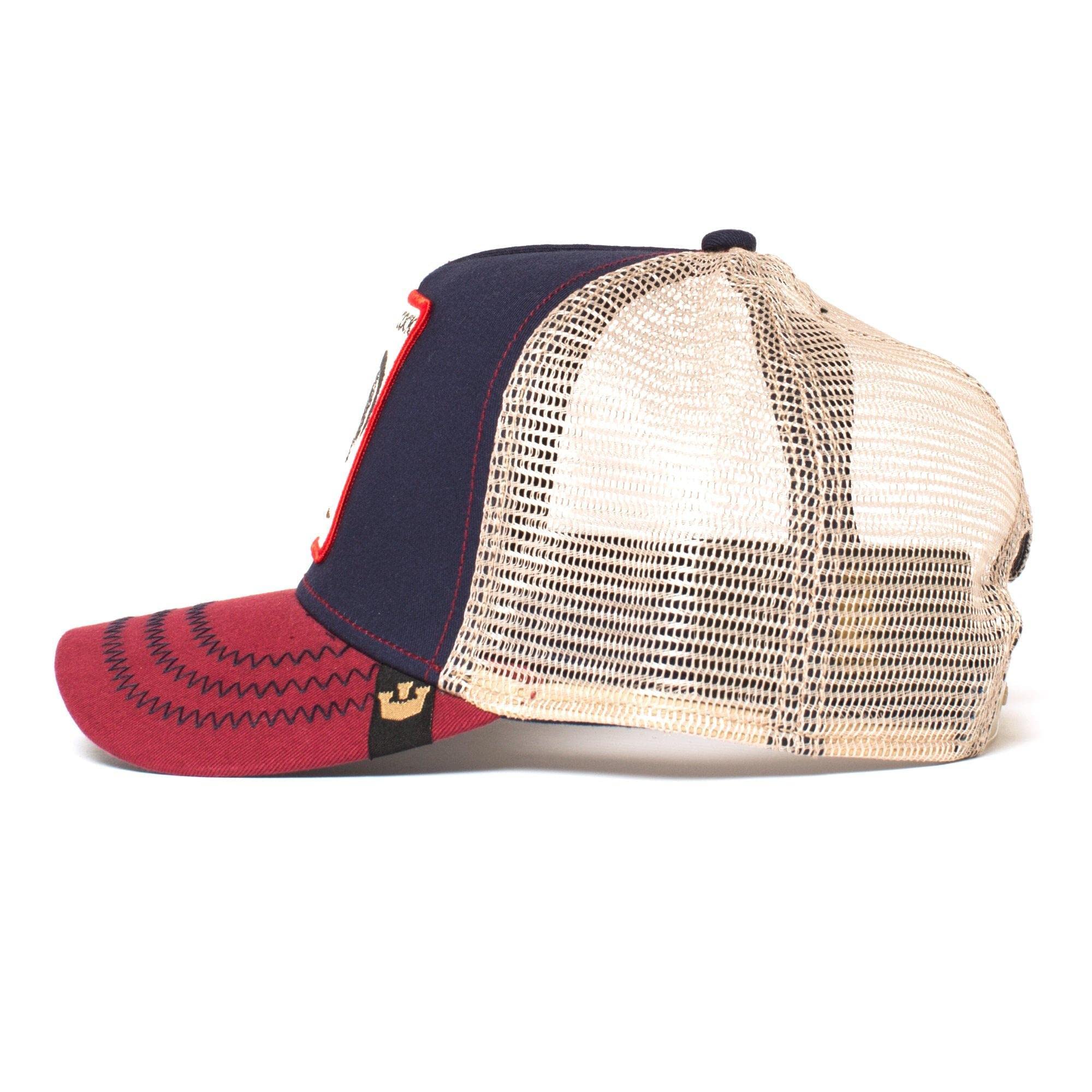 Goorin Bros. The Farm Adjustable Snapback Mesh Trucker Hat, Navy (The Cock), One Size