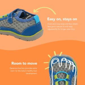 See Kai Run - Anker Water-Friendly Active Shoe for Little Kids, Gray/Multi, Little Kid 11