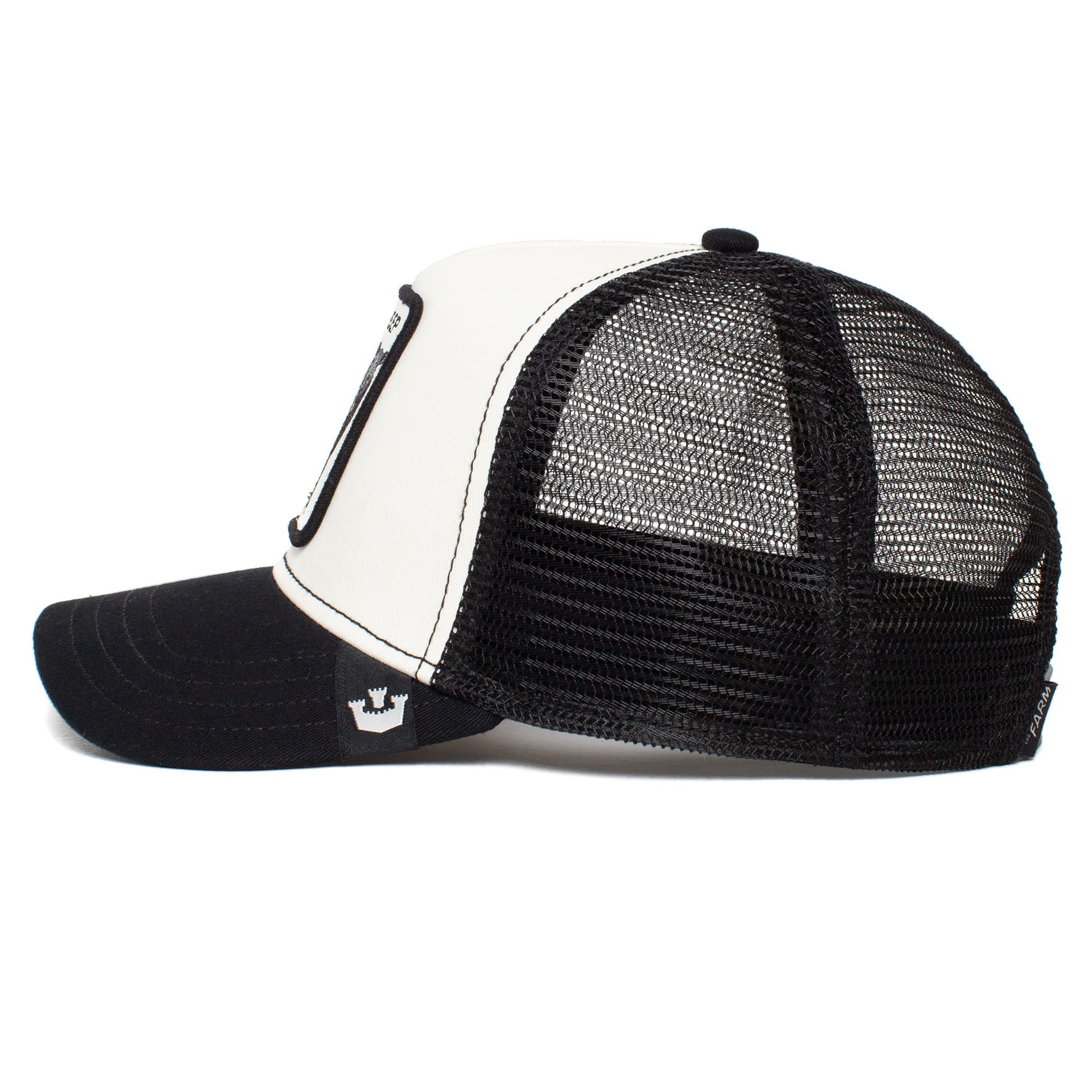 Goorin Bros. The Farm Unisex Original Adjustable Snapback Trucker Hat, White Black Sheep, One Size