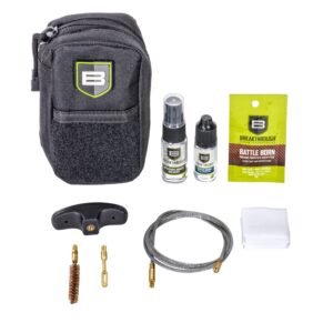 breakthrough clean compact pull through cleaning kit with nylon bag for .25 cal. / 6.5mm