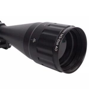 MYMY Premium Quality, 6 24x50mm AOL Scope W Front AO Adjustment. Red/Green mil dot Reticle with Black