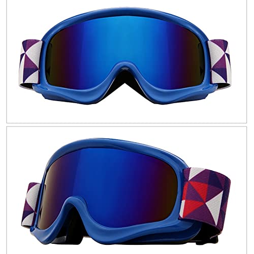 DIJIAMU Ski Goggles Anti-Glare Children Snow Sports Skiing Eyewear Kids Winter Windproof UV400 Ski Glasses Boys & Girls Anti-Fog Snowboard Goggles Snowboard Goggles (Color : White)