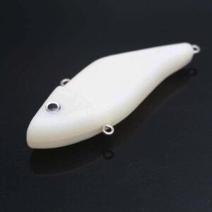 10pcs Fishing Unpainted VIB Crankbait Lure Body 75mm 7.49g Blank lipless Hard LuresSimulation Blank Body Clear Hard Baits Trout Salmon Minnow Lure Popper Lures Topwater Freshwater with Free Eye