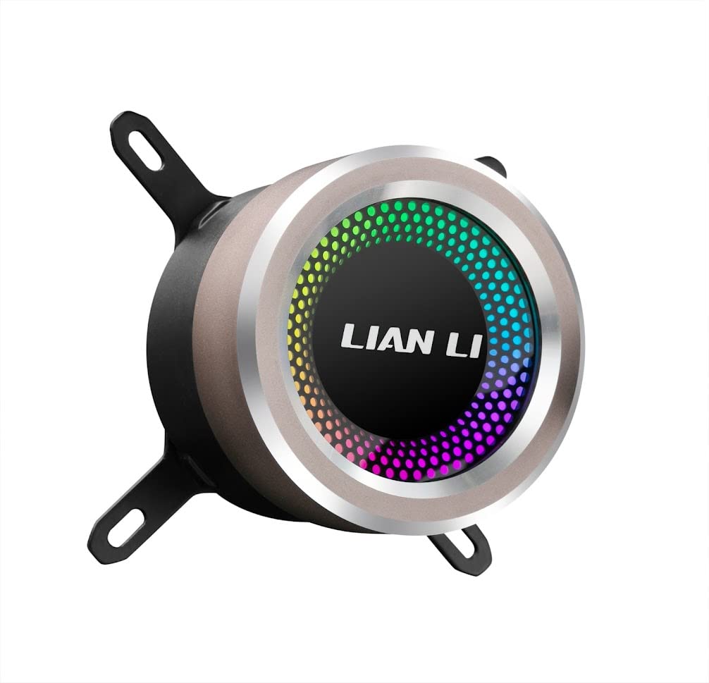 Lian Li GA-360B Galahad AIO 360 RGB Black CPU Liquid Cooler - GA360B.01 (with LGA 1700 Bracket) GA-360B BLACK