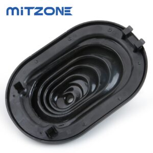 MITZONE Manual Transmission Gear Shifter Boot Cover Compatible with Jeep Wrangler JK 3.8L 2007 2008 2009 2010 Replace 52060069AC