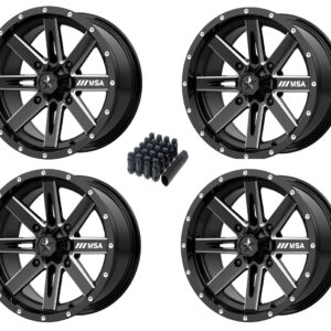 Full Set Of MSA M41 Boxer 18x7 4/156 10MM Wheels