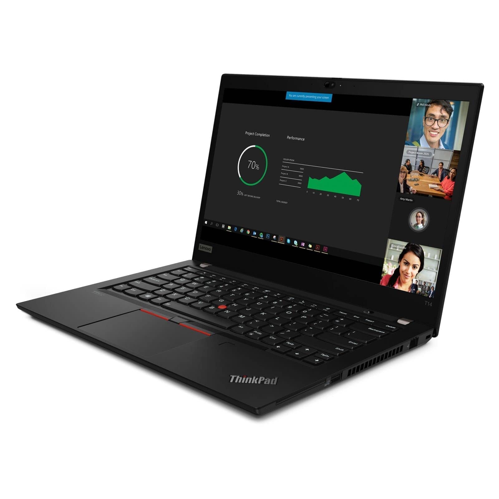 Lenovo ThinkPad T14 Gen 2 Light Laptop, 14.0" FHD IPS Touchscreen 300nits, AMD Ryzen 5 Pro 5650U, Wi-Fi 6 , USB-C, AMD Radeon Graphics, Backlit KB, Win10 Pro, w/Accessories (16GB RAM | 512GB PCIe SSD)