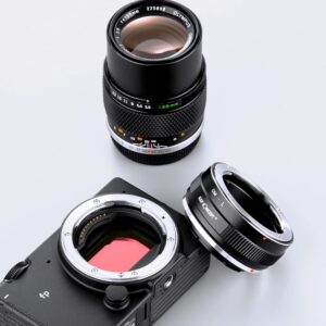 K&F Concept Lens Mount Adapter OM-L Manual Focus Compatible with Olympus OM SLR Lens to L Mount Camera Body