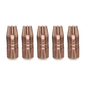 5-pk n-m1200c 1/2" nozzles acculock mdx for miller mdx-250 mig welding gun