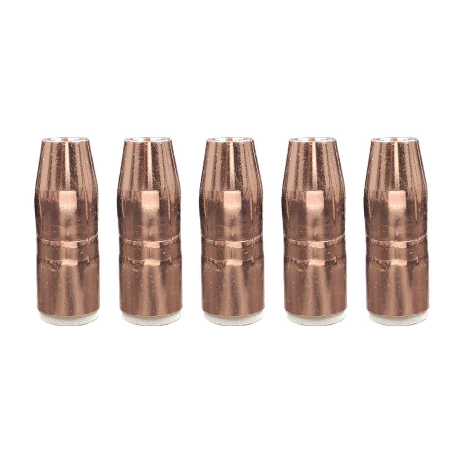 5-pk N-M1200C 1/2" Nozzles AccuLock MDX for Miller MDX-250 MIG Welding Gun