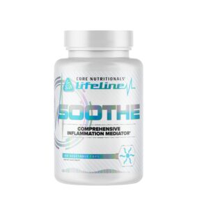 core nutritionals lifeline soothe, comprehensive inflammation mediator, 180 capsules