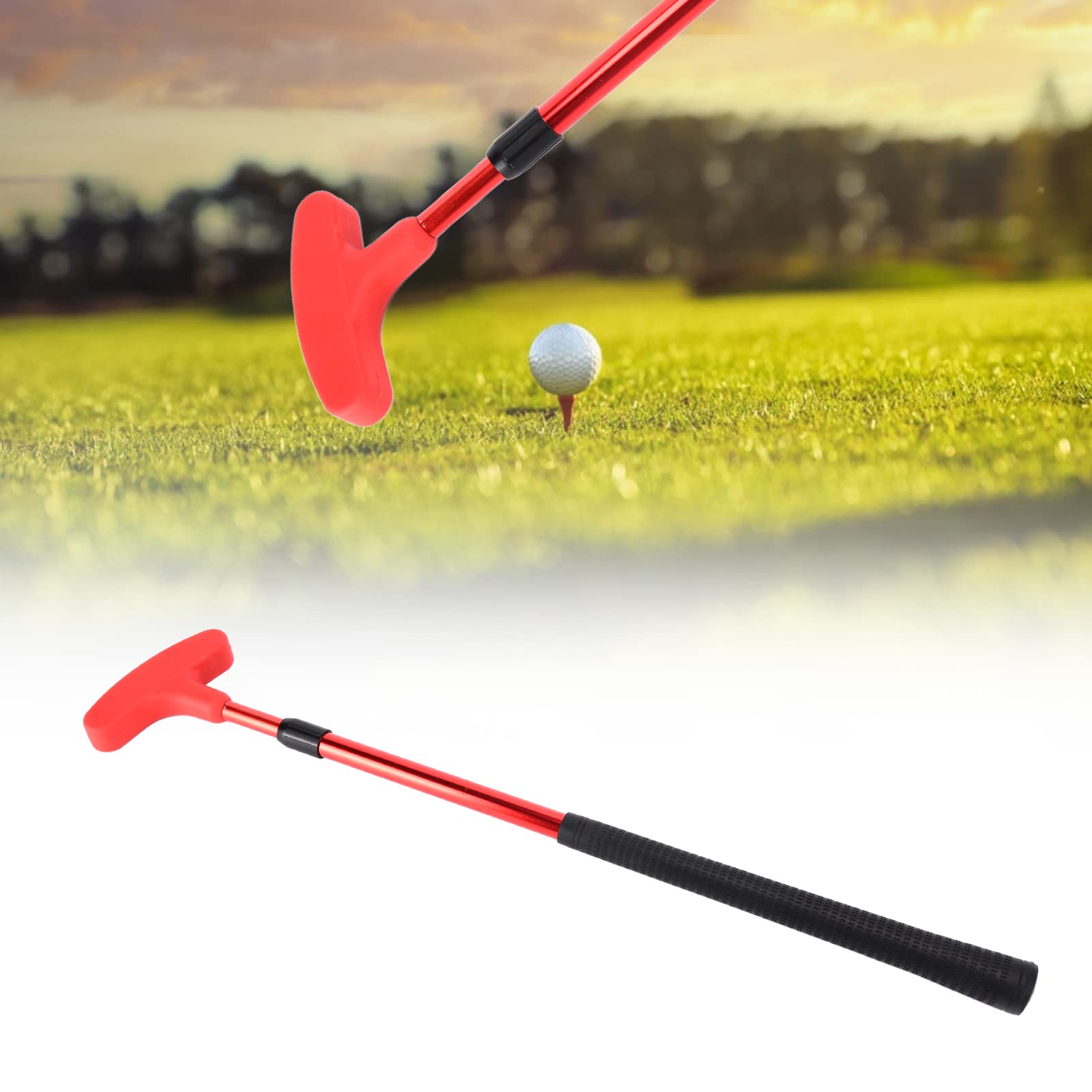 Golfball Putter 2 Section Retractable Adjustable Golfball Training Putters Practicing Equipment for Kids Adults