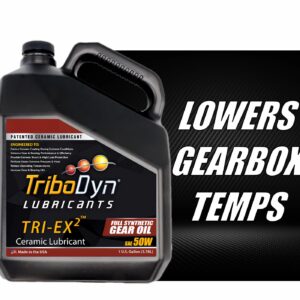 TriboDyn TRI-EX2 Full Synthetic 50W Gear Oil with Ceramic Coating (1 Gallon)