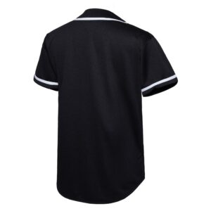 EALER BJ80 Series Mens Baseball Jersey Black M