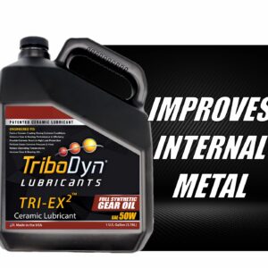 TriboDyn TRI-EX2 Full Synthetic 50W Gear Oil with Ceramic Coating (1 Gallon)