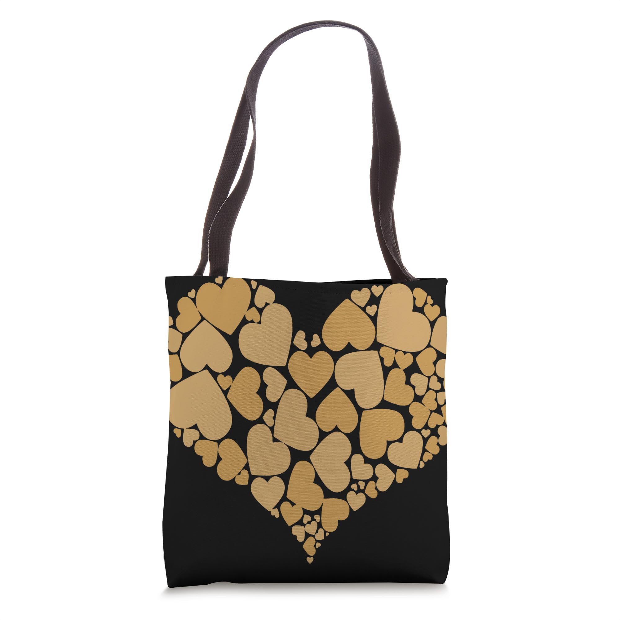 A Heart Of Hearts Romantic Design Pastel Ochre Shades Tote Bag