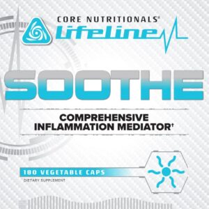 Core Nutritionals Lifeline Soothe, Comprehensive Inflammation Mediator, 180 Capsules