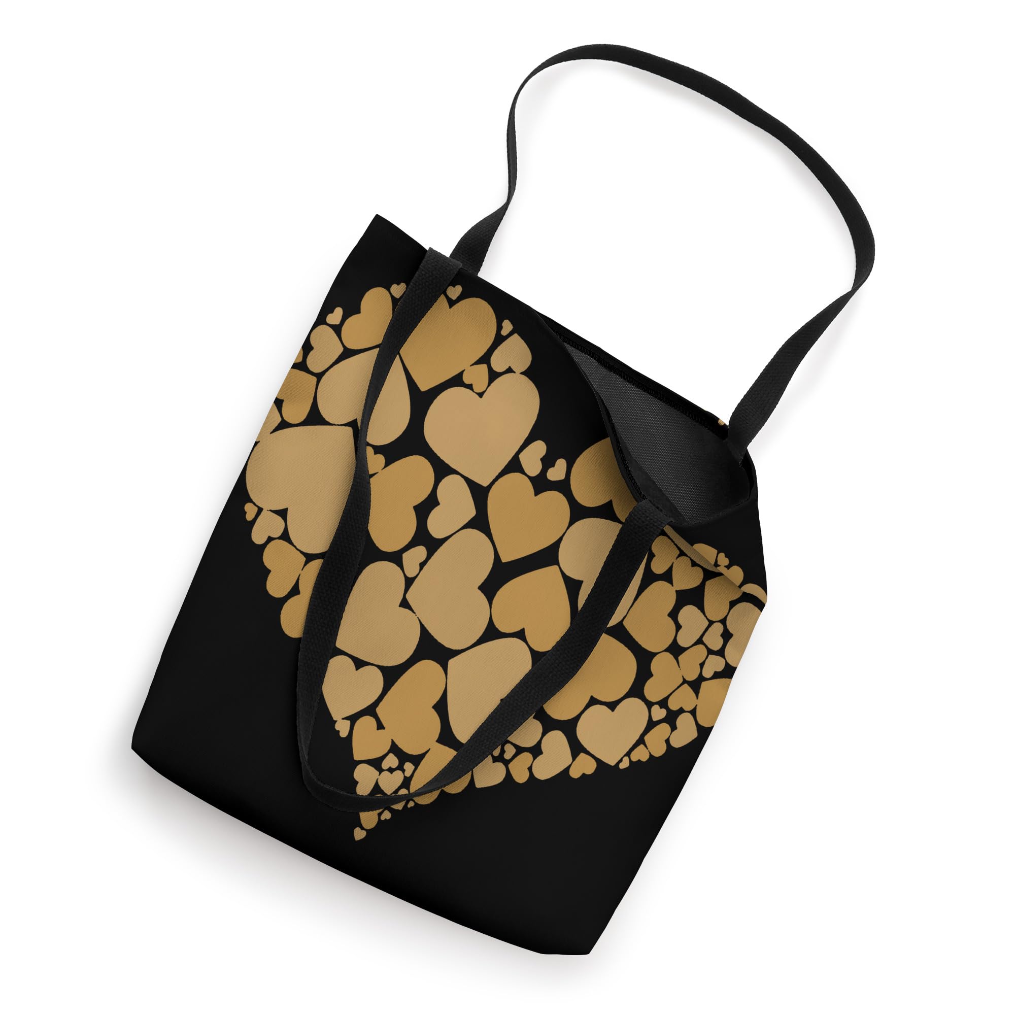 A Heart Of Hearts Romantic Design Pastel Ochre Shades Tote Bag