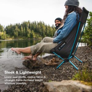 Helinox Chair Zero Ultralight Highback Backpacking Chair, Black