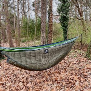 AYAMAYA Single & Double Hammock Underquilt Full Length Big Size Under Quilts for Hammocks, Camping Backpacking Essential, Winter Cold Weather Warm UQ Blanket Bottom Insulation