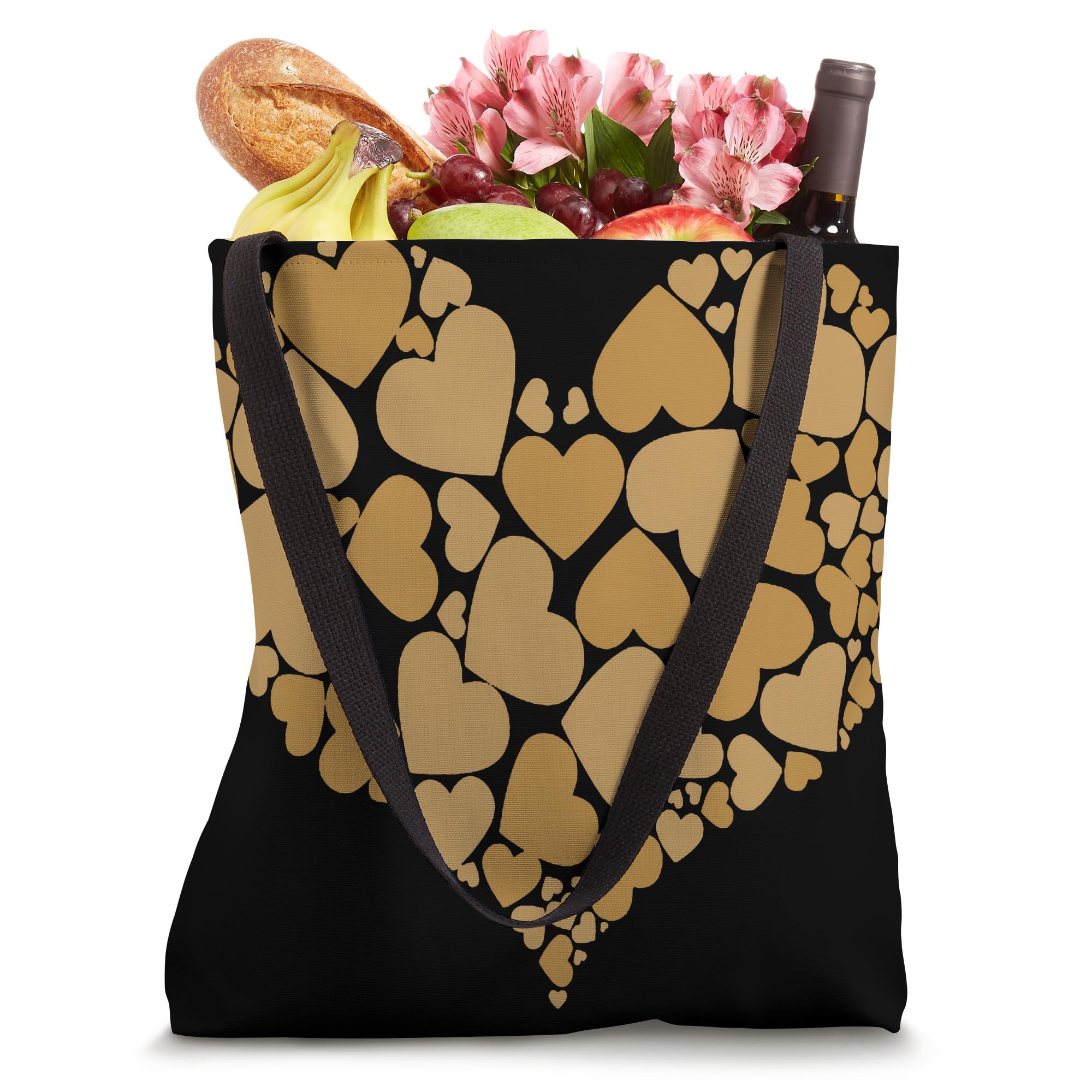 A Heart Of Hearts Romantic Design Pastel Ochre Shades Tote Bag