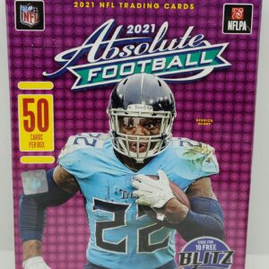 2021 Panini Absolute Football Trading Cards Hanger Box (50 cards per box)