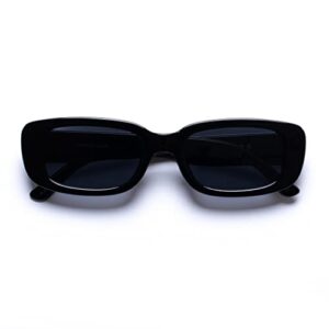 AIRE CERES Rectangular Unisex Sunglasses Black