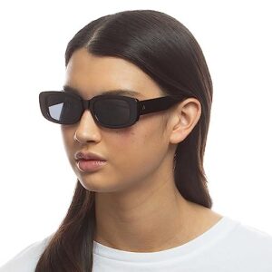 AIRE CERES Rectangular Unisex Sunglasses Black