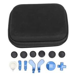 Naroote Accessories Repair Kit Bundle, Comfortable Hand Feel Durable Game Controller Button Paddles Set for Repair Parts Replacement for Elite Series 2(Blue)