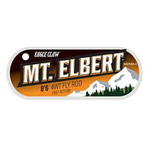 EAGLE CLAW MT. Elbert 8'6, 4WT Fly Rod