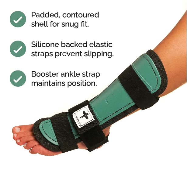 Achilles Tendon RUPTURE Night Splint, ONLY for COMPLETE Achilles tear - BEFORE PURCHASE: 1. Select SIZE & SIDE 2. Check with MEDICAL PROFESSIONAL (Small, Left)