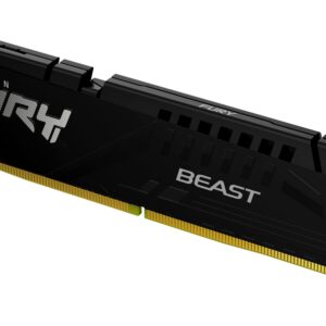 Kingston Technology Kingston Fury Beast 16GB 5600MHz DDR5 CL40 DIMM Single Module Desktop Memory KF556C40BB-16 Black