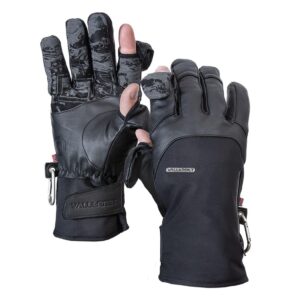 vallerret tinden photography glove (black, m)