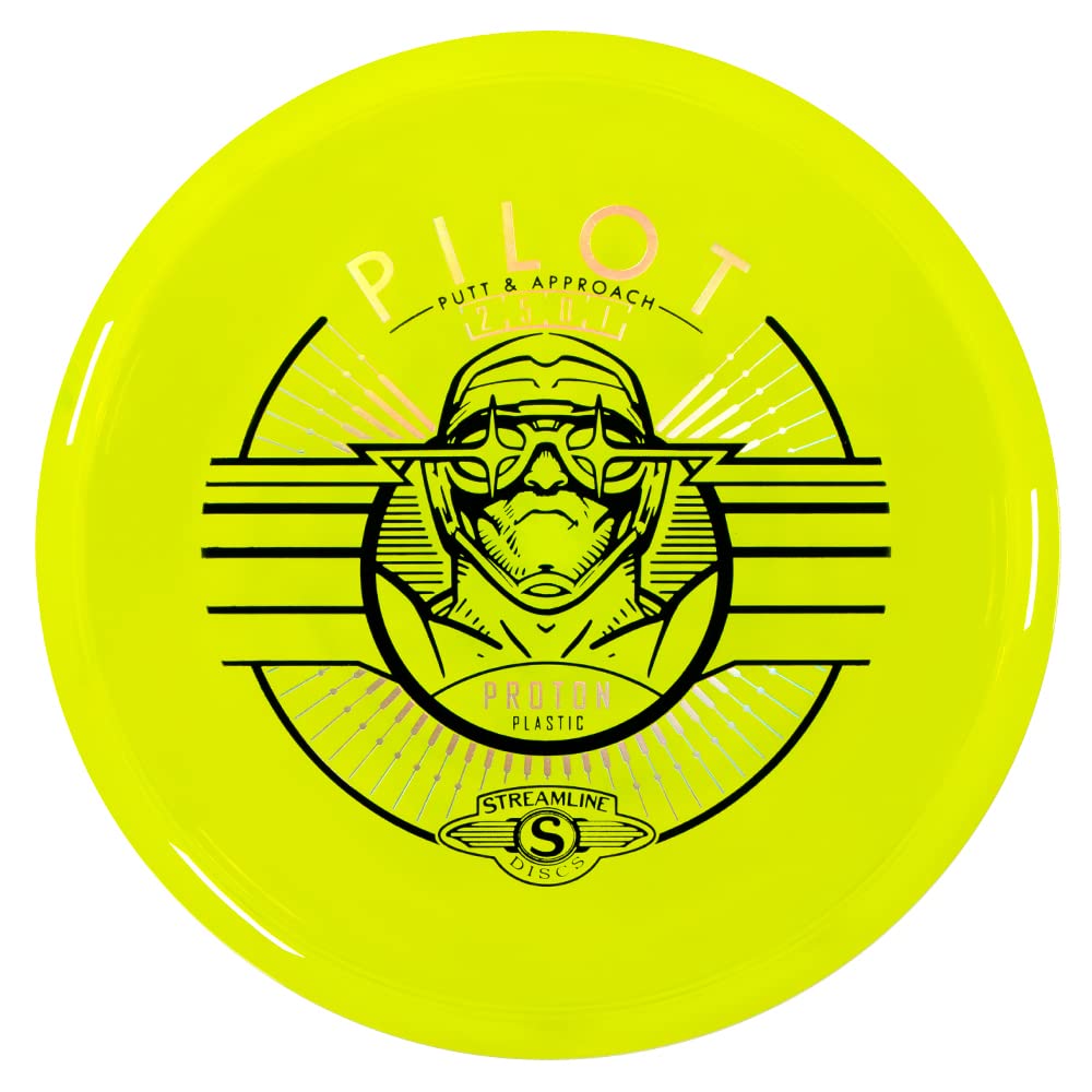 Streamline Discs Proton Pilot Disc Golf Putter (170-175g / Yellow)