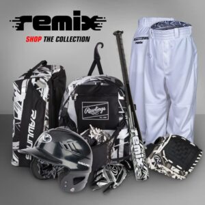 Rawlings | REMIX Duffel Equipment Bag | T-Ball & Youth Baseball / Softball | Black