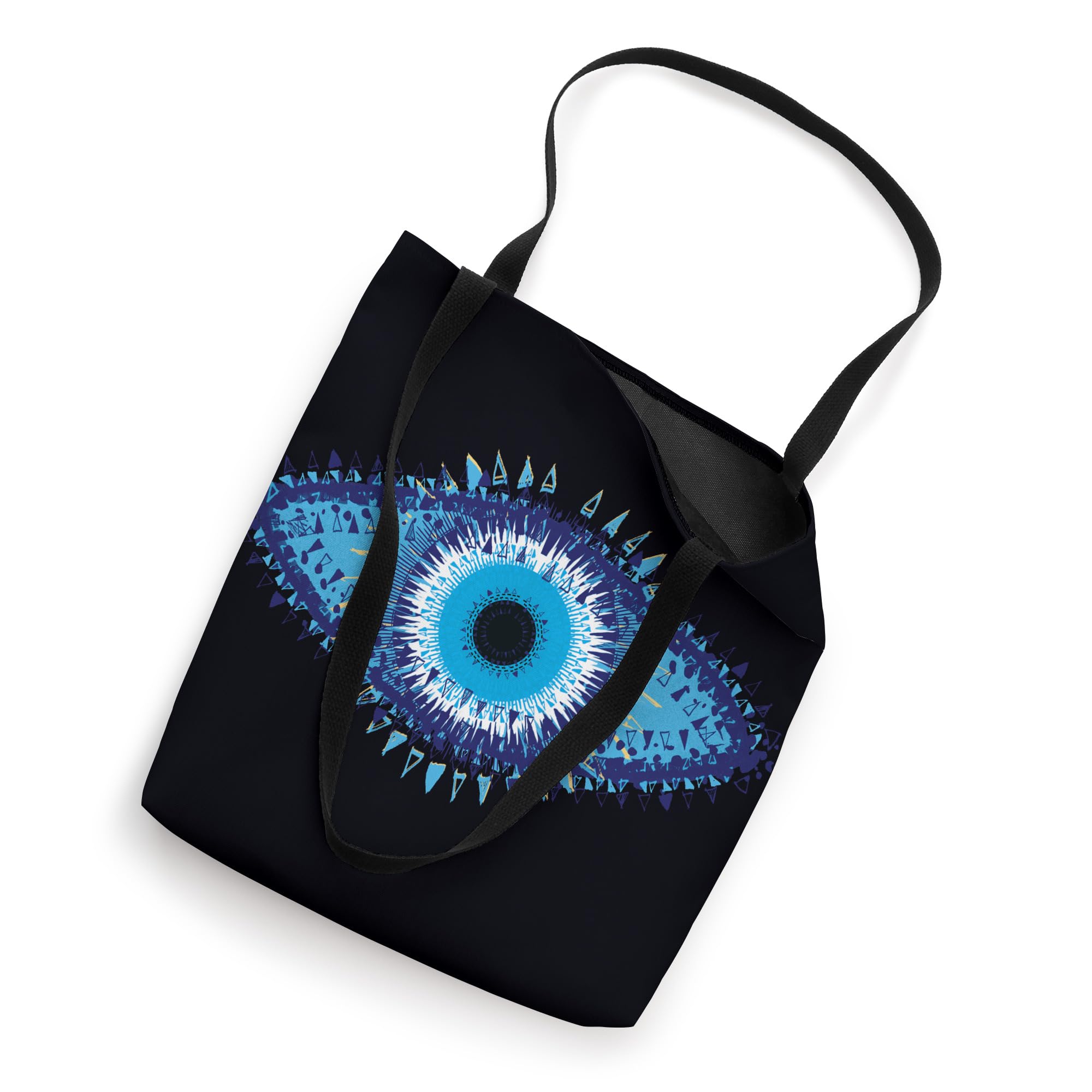 Evil Eye Greek Turkish Evil Spirit Protection Mati Boncuk Tote Bag