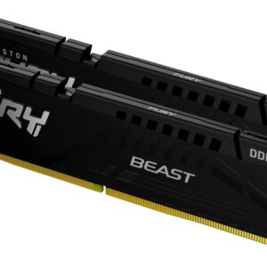 Kingston Fury Beast 32GB (2x16GB) 5600MT/s DDR5 CL40 DIMM (Kit of 2) Desktop Memory KF556C40BBK2-32