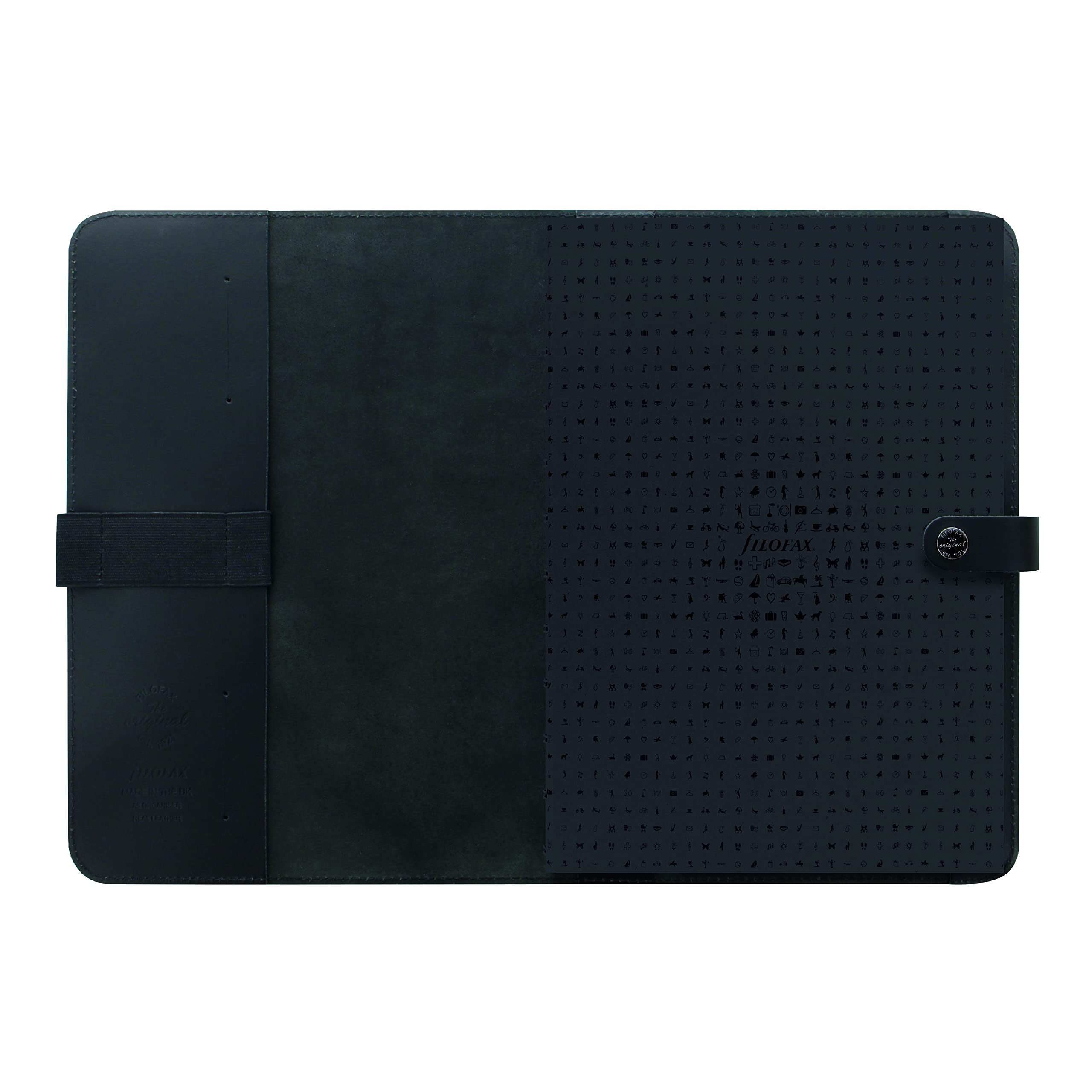 Filofax Notebook Folio, A4 Size, The Original Collection, 12.5" x 8.875", Black (B829946)