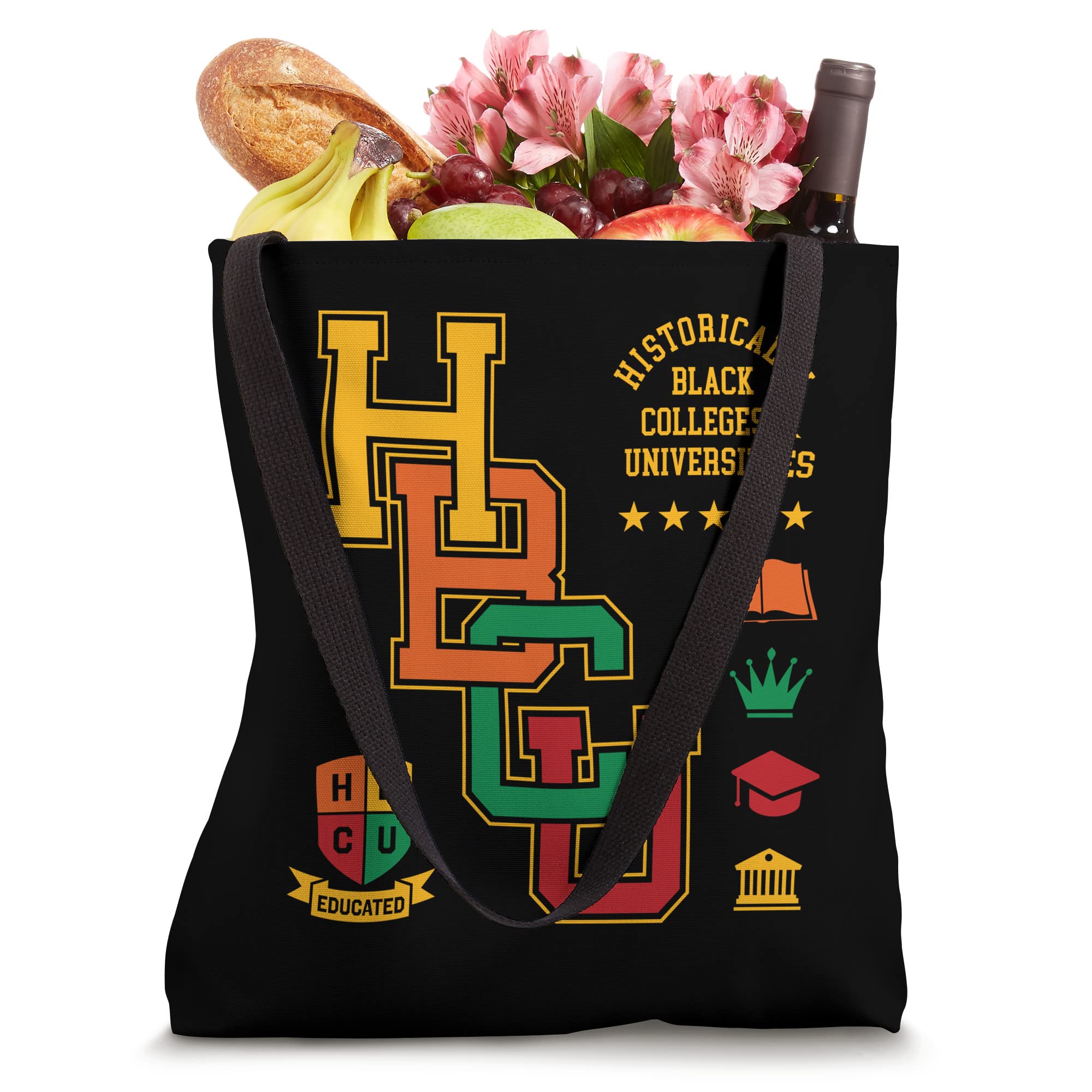 HBCU Historically Black Colleges Universities Grad Alumni Tote Bag