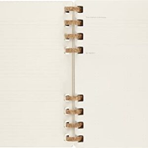 Moleskine Spiral 12 Month 2023 Academic Year Planner, Hard Cover, XL (7.5" x 9.75"), Oyster