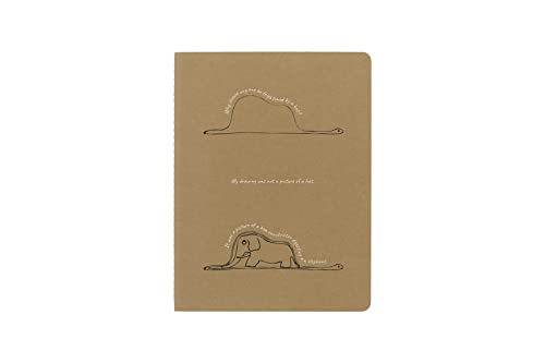 Moleskine Limited Edition Le Petit Prince, Cahier Journal, Plain/Blank & Hard Cover Notebook, Ruled/Lined, Collector's Box, Elephant