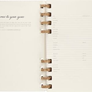 Moleskine Spiral 12 Month 2023 Academic Year Planner, Hard Cover, XL (7.5" x 9.75"), Oyster