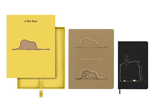 Moleskine Limited Edition Le Petit Prince, Cahier Journal, Plain/Blank & Hard Cover Notebook, Ruled/Lined, Collector's Box, Elephant