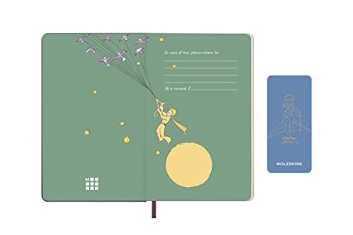 Moleskine Limited Edition Le Petit Prince 12 Month 2023 Weekly Planner, Hard Cover, Pocket (3.5" x 5.5"), Fly