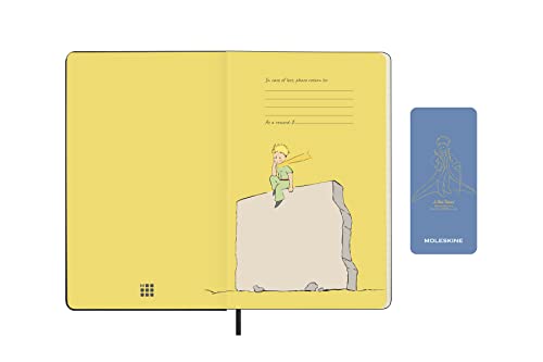 Moleskine Limited Edition Le Petit Prince, Cahier Journal, Plain/Blank & Hard Cover Notebook, Ruled/Lined, Collector's Box, Elephant