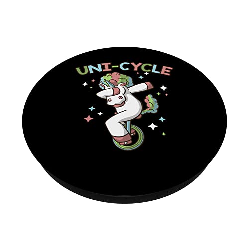 Uni-Cycle Unicorn Unicycle PopSockets Swappable PopGrip