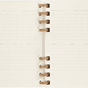 Moleskine Spiral 12 Month 2023 Academic Year Planner, Hard Cover, XL (7.5" x 9.75"), Oyster